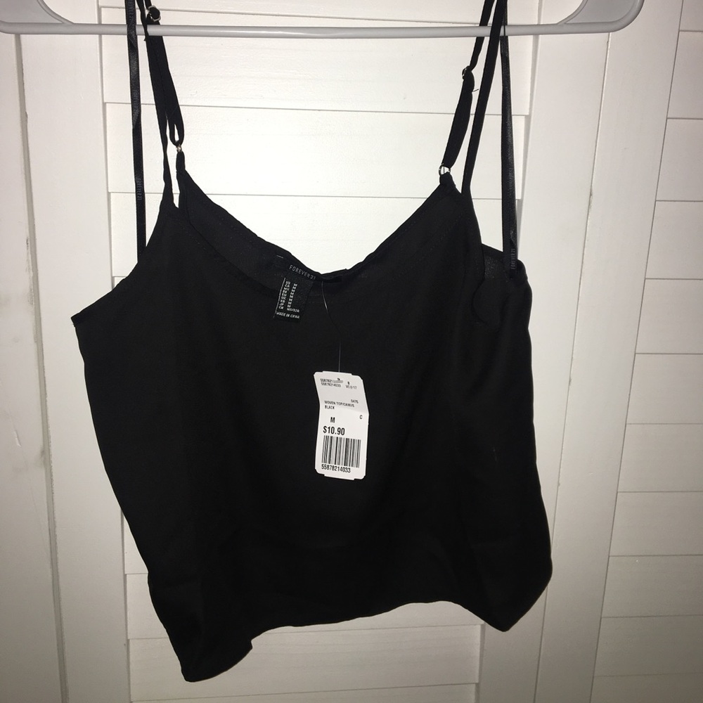 NWT cami black tank